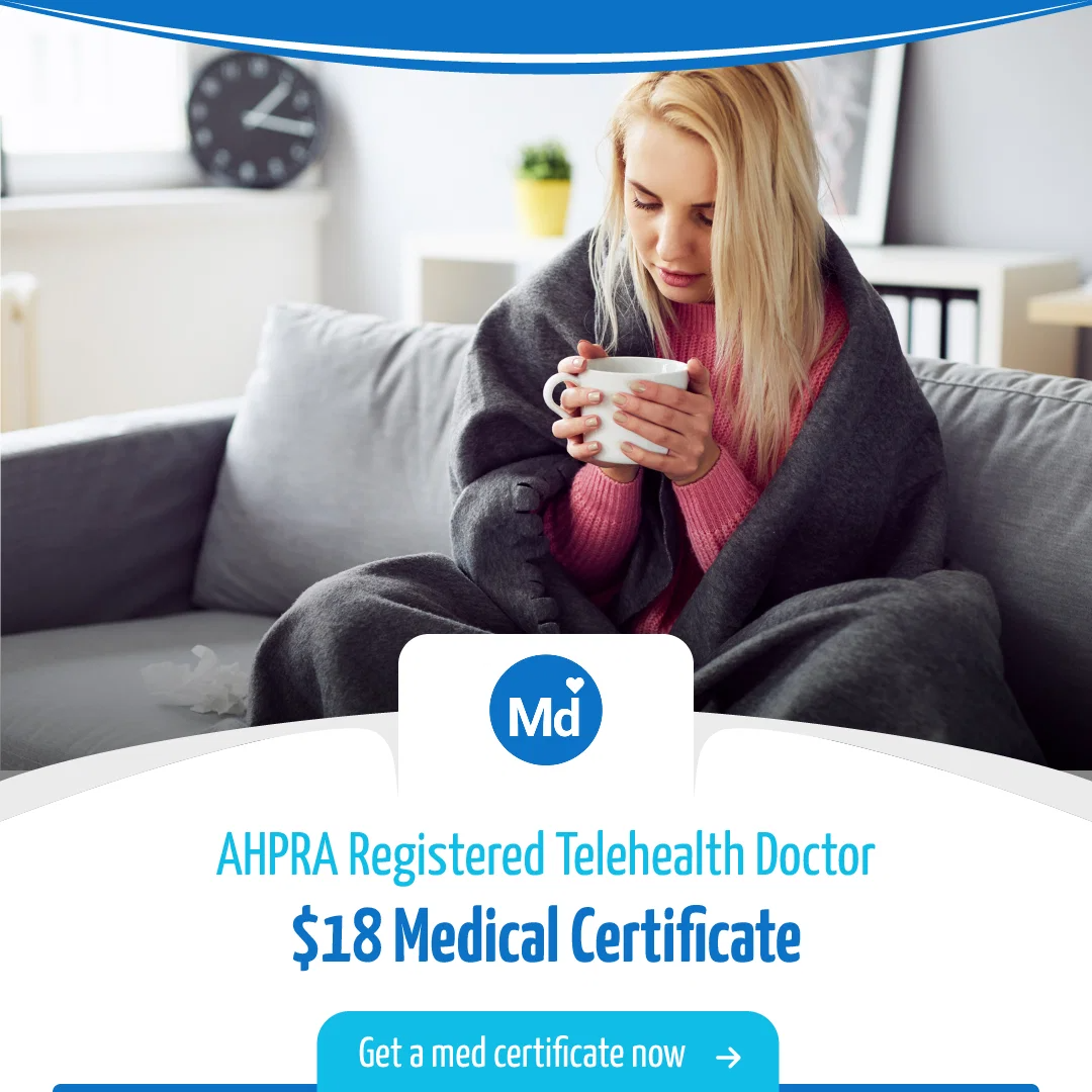 Midoc — AHPRA-registered telehealth medical certificate from $18