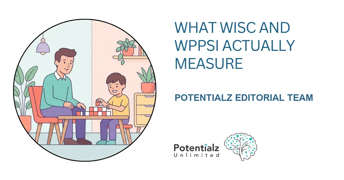 Cognitive Assessment for Learning Difficulties: What WISC and WPPSI Actually Measure