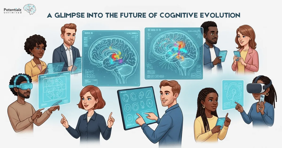 A glimpse into the future of cognitive evolution 