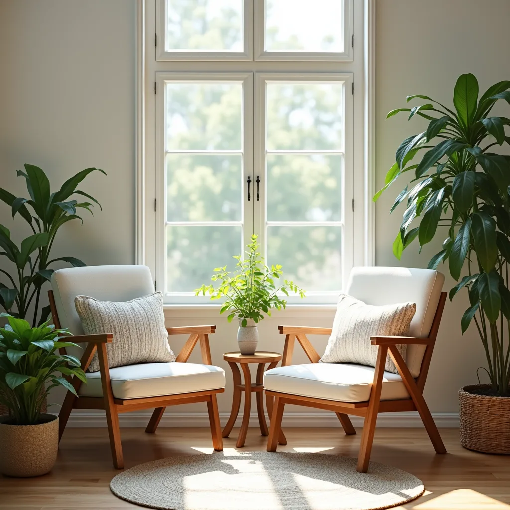 A safe space in a home featuring vibrant plants, and natural light, creating the perfect self-care sanctuary.