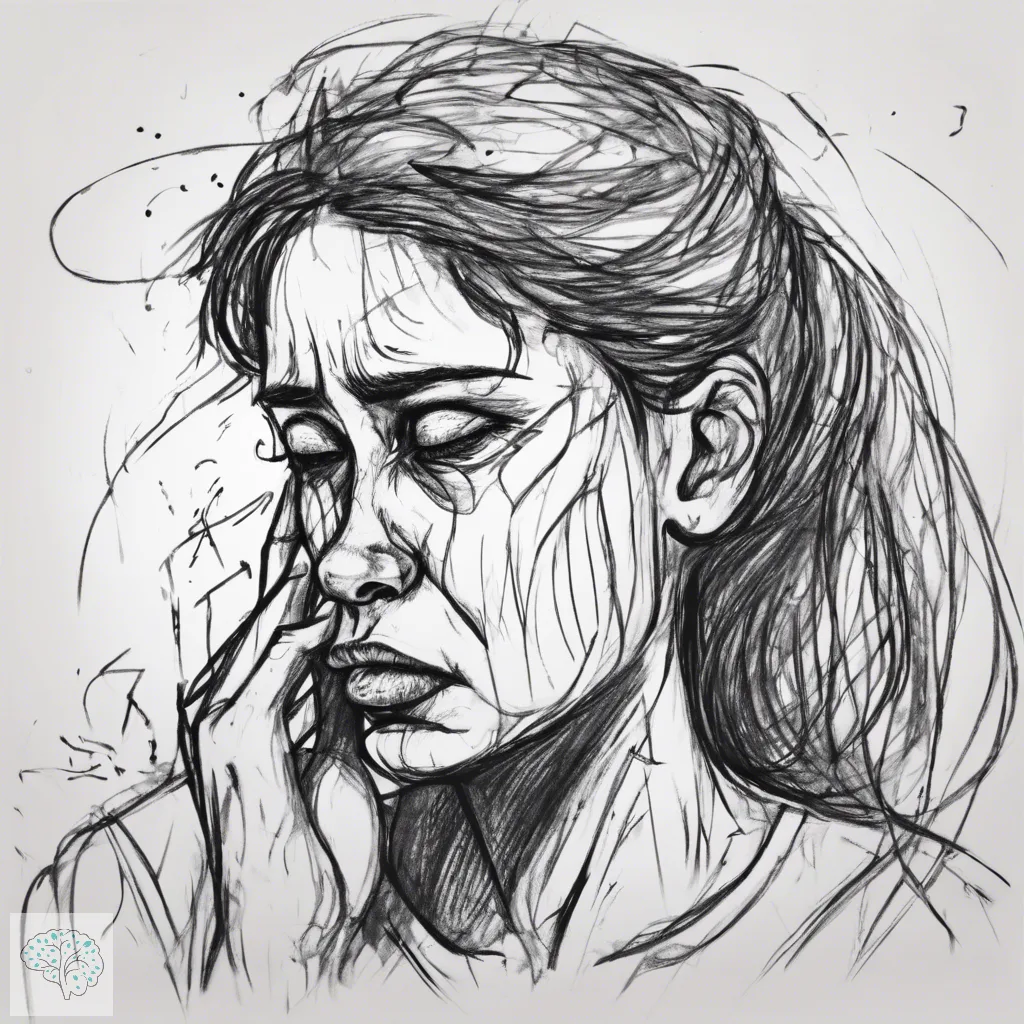 Women suffering from emotional trauma