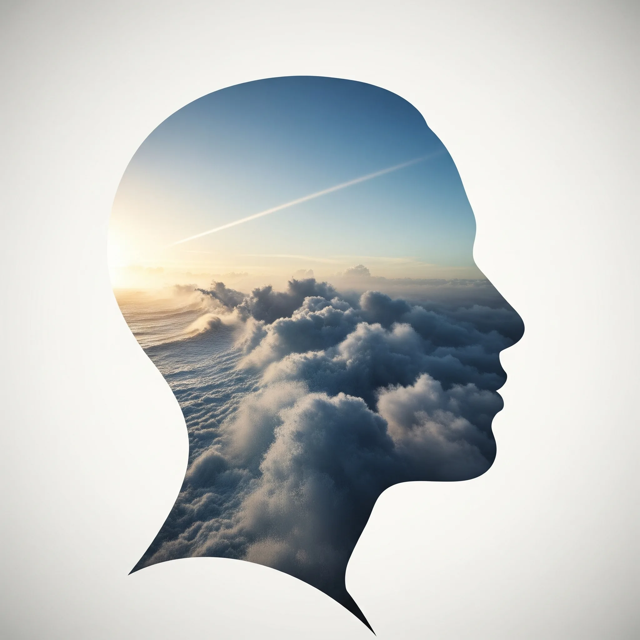 An image trying to depict the distress being experienced by PTSD victims. 