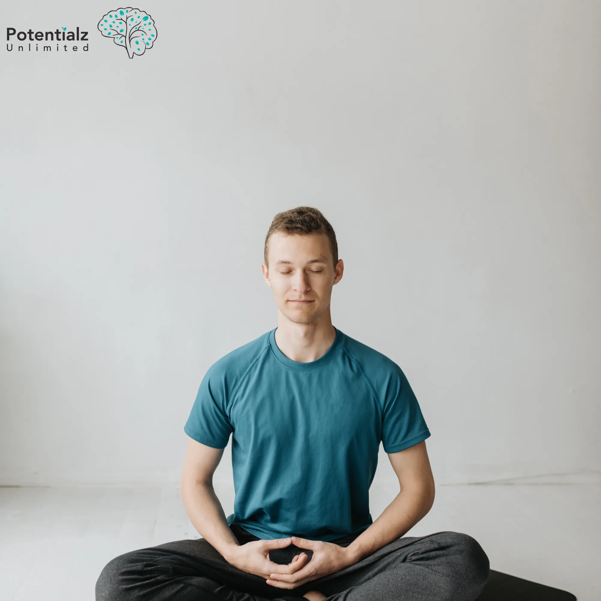Person practicing mindfulness meditation for mental health