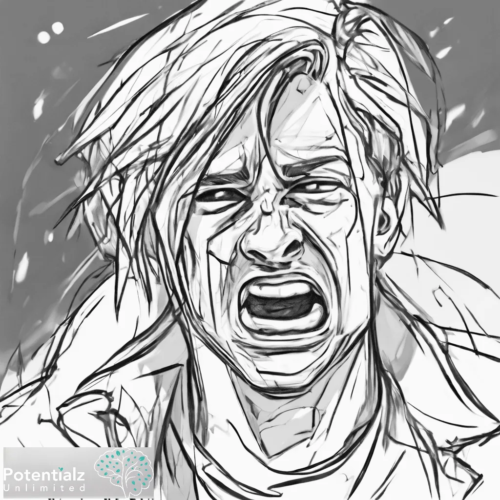 emotional meltdown of a man with autism