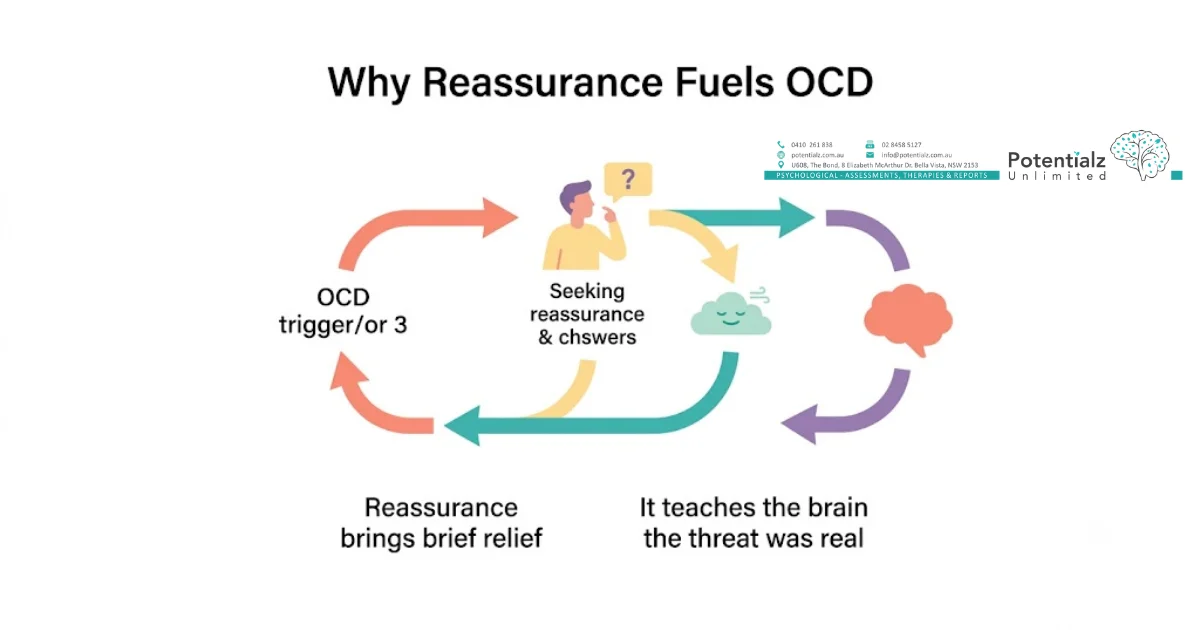 Why reassurance fuels OCD by teaching the brain the threat was real
