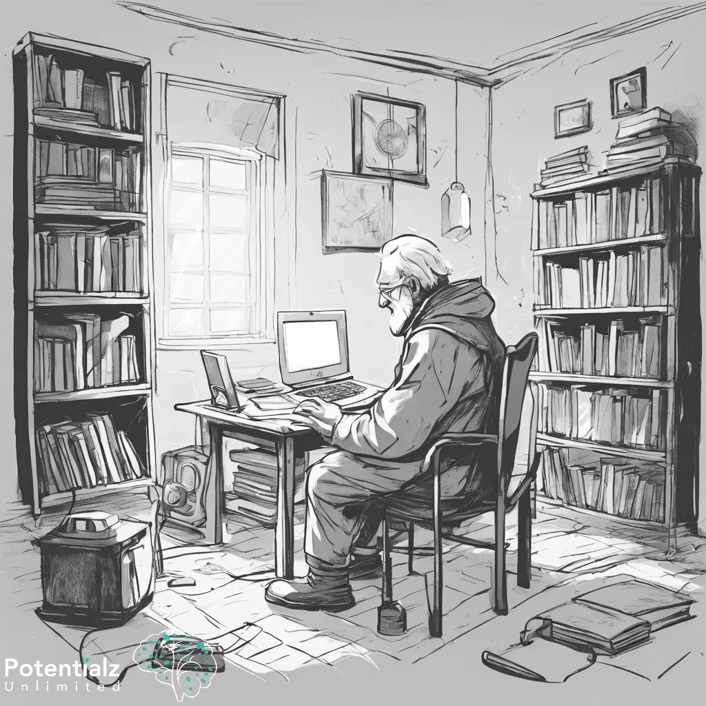 Old Man experiencing the impact of Loneliness and Isolation