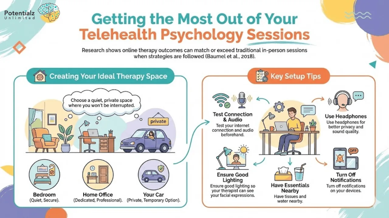 Maximize the benefits of your telehealth psychology sessions with these tips