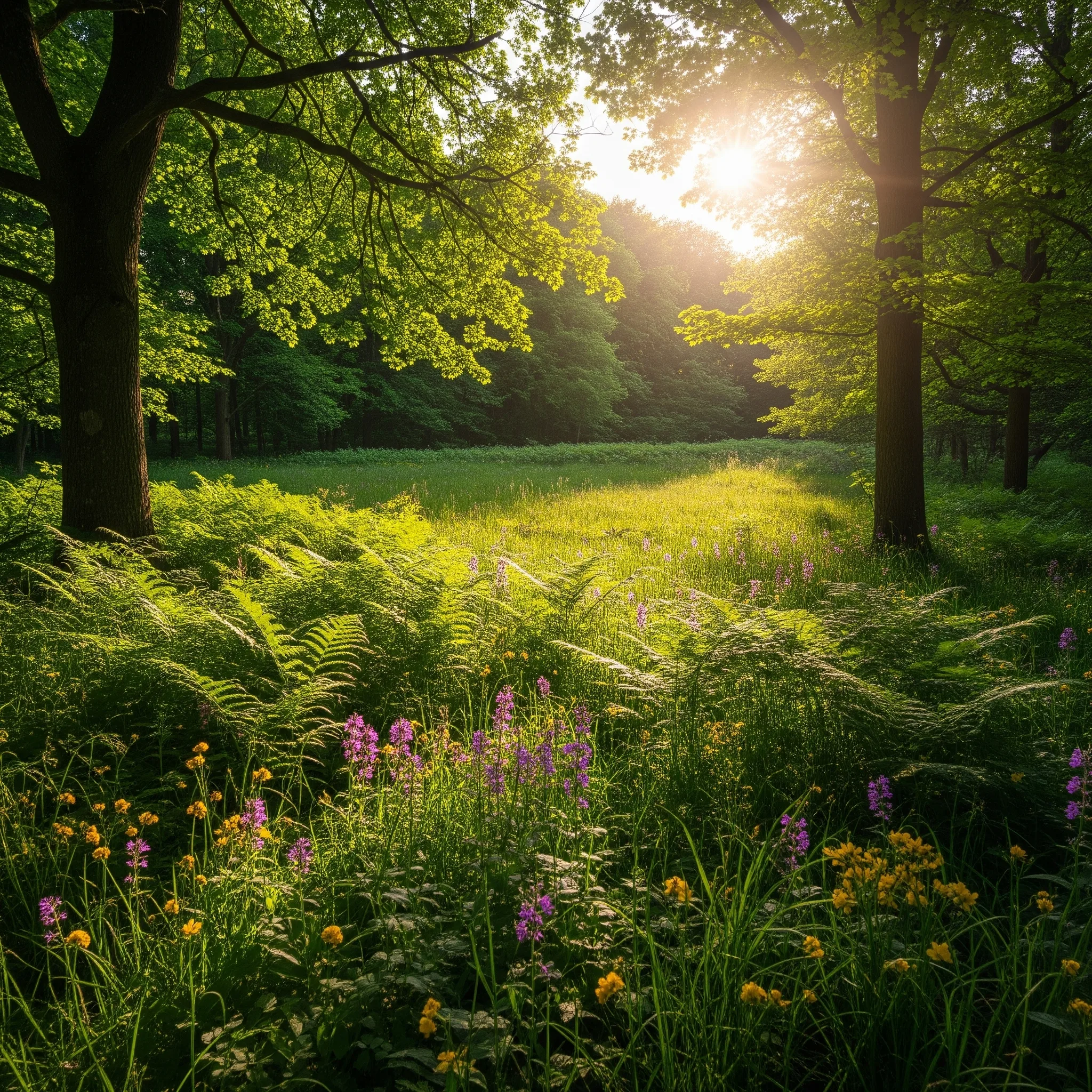  Peaceful nature scene