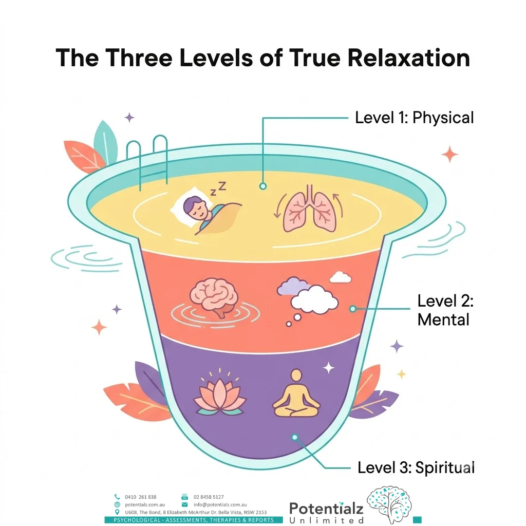Infographic: The Three Levels of True Relaxation