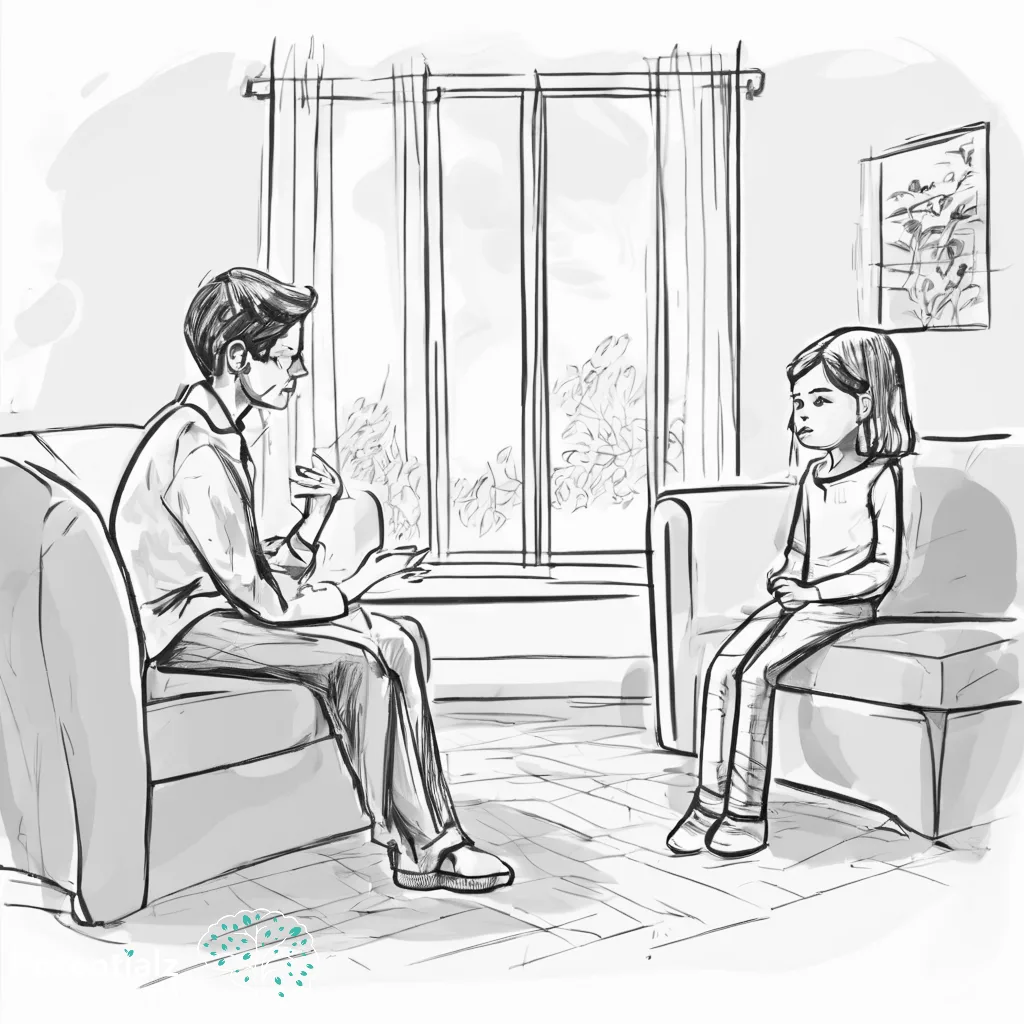 Child seeing a psychologist