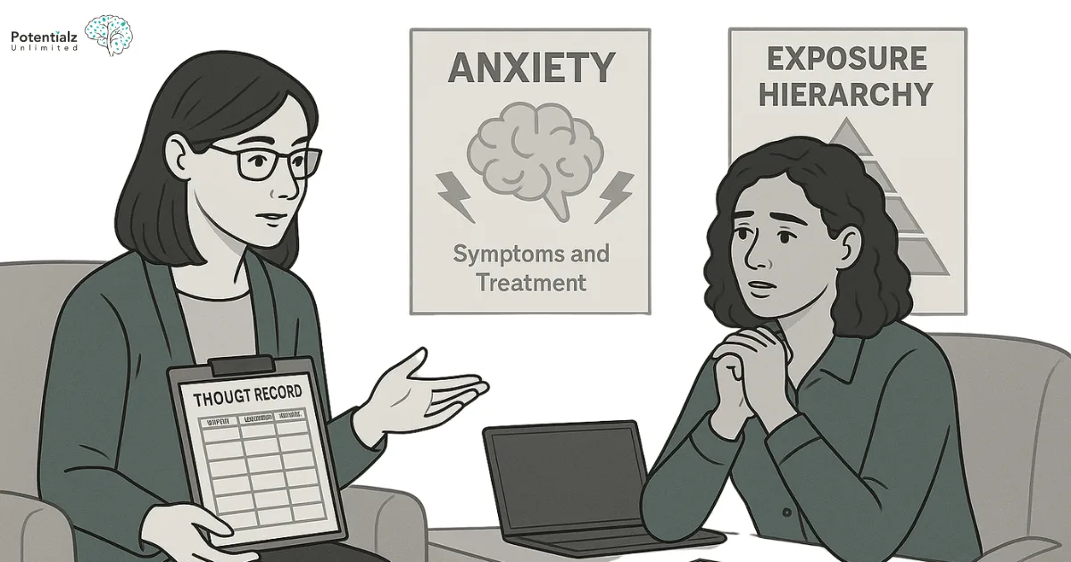 A therapy session with an anxiety psychologist in Bella Vista